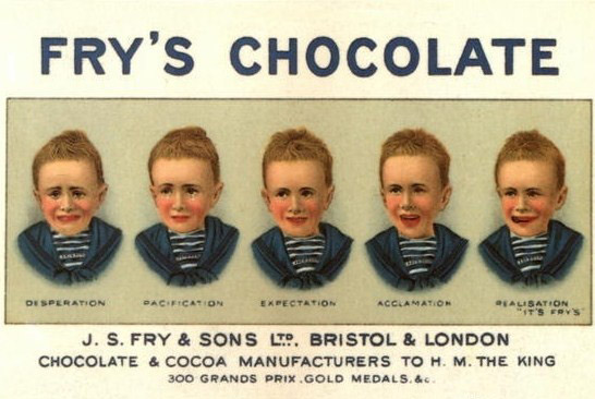 Advert for Fry's chocolate