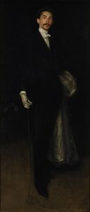Portrait of Robert de Montesquiou by James McNeill Whistler